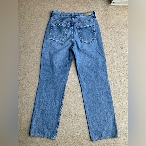 ADRIANO GOLDSCHMIED Alexxis Straight High Rise Distressed Women’s Jeans Size 28 - Picture 11 of 16